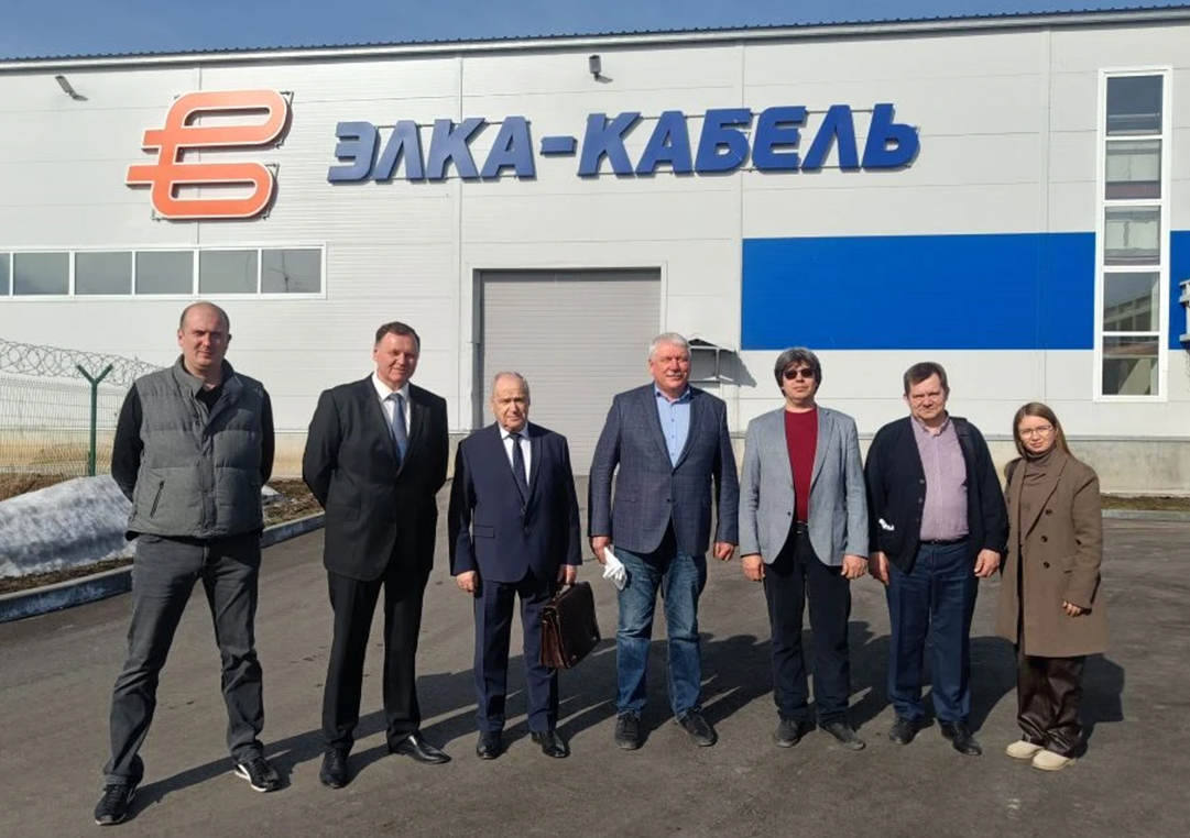 Представители Ассоциации «Наука. Образование. Промышленность» посетили производственную площадку ОКП «ЭЛКА-Кабель»